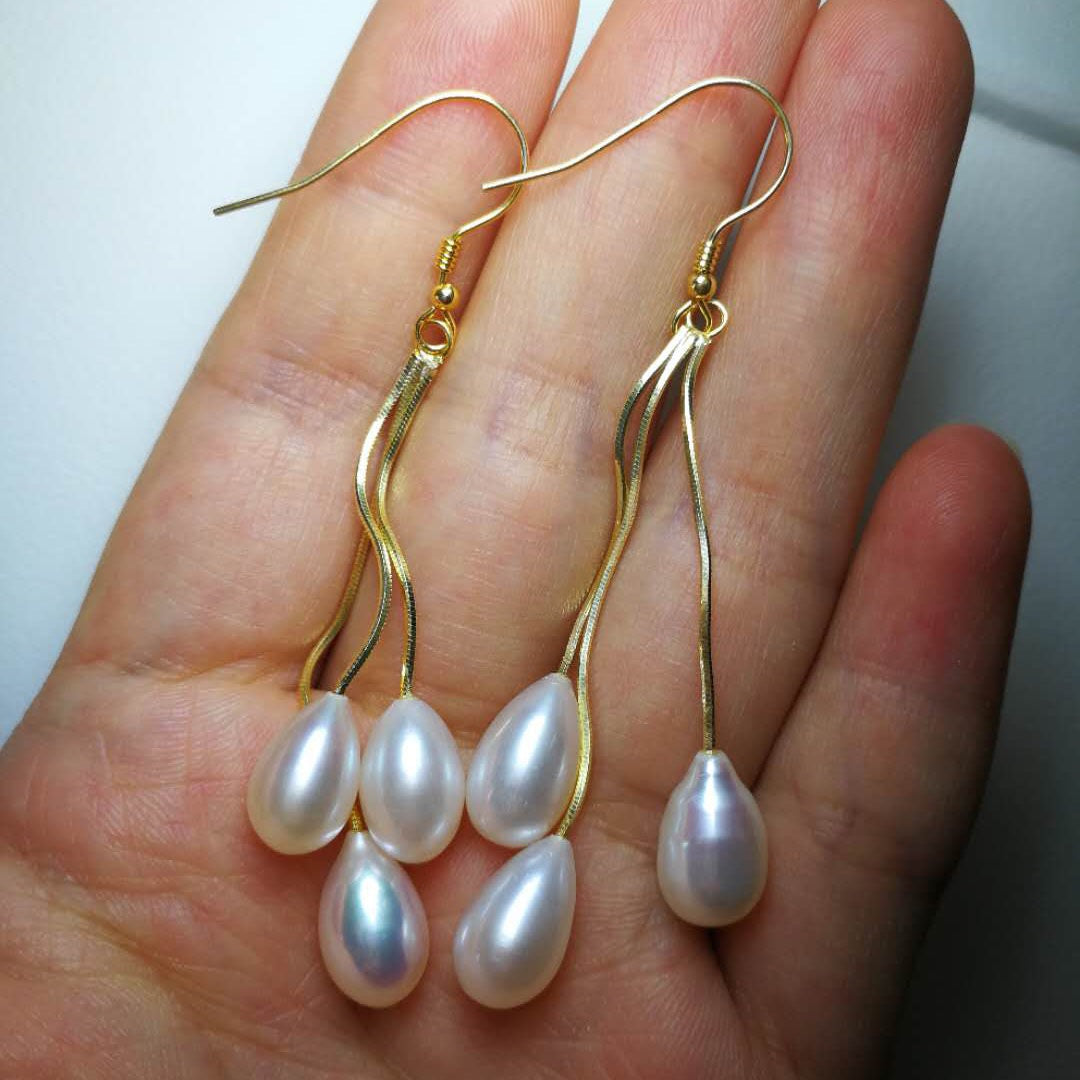 A45.【no shell opening 】Teardrop pearl oyster New Arrival ❤️🔥💥(Big and Small)