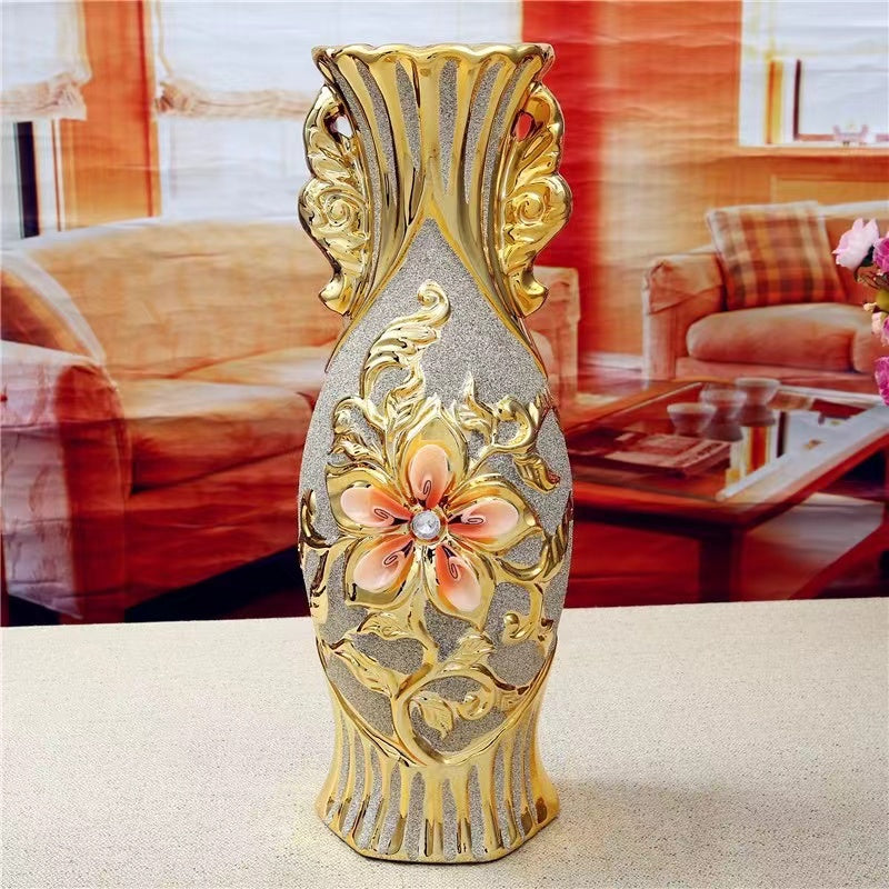 European Vase Ornament Ceramic Crafts(1000 points free redemption)