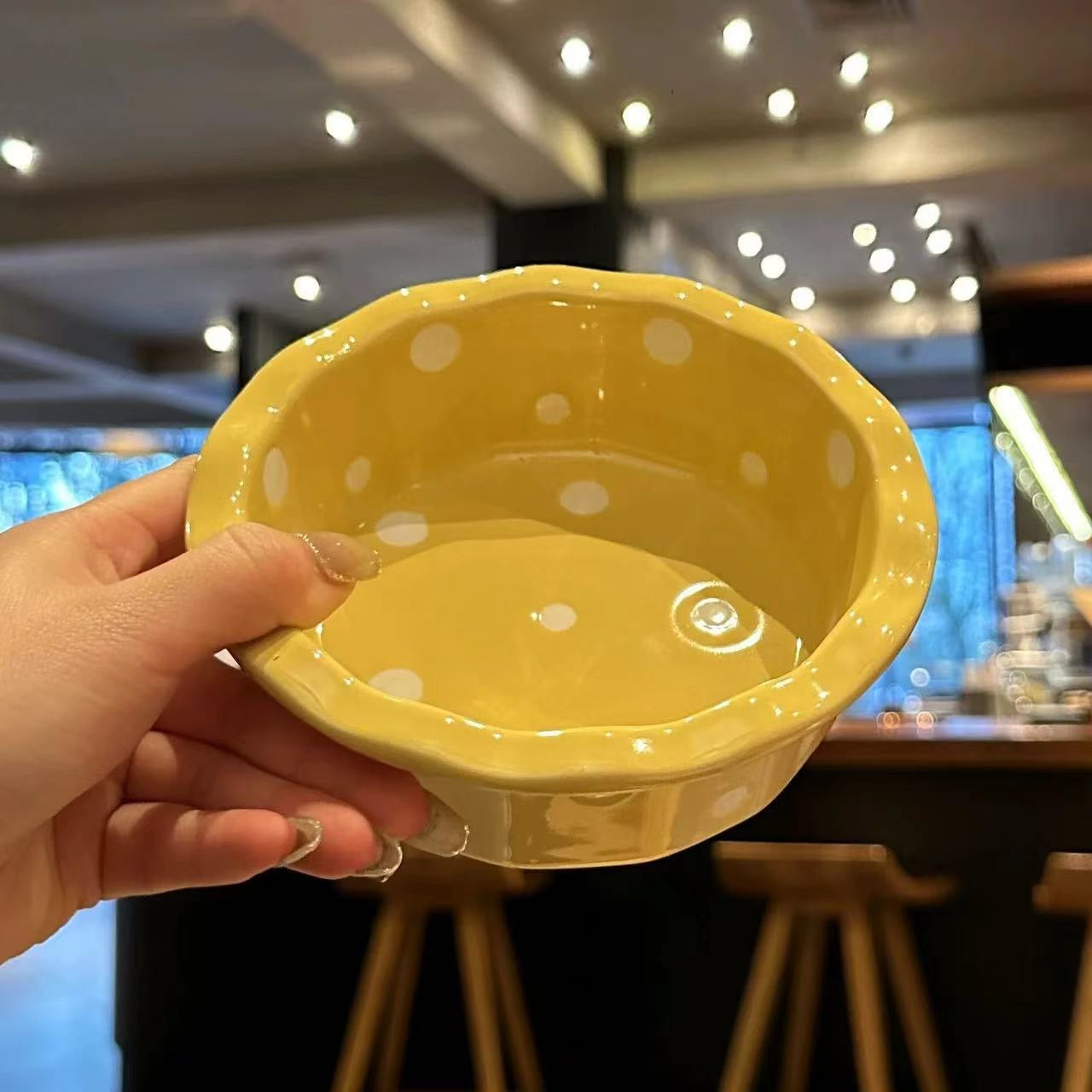 Cute Colorful Spotted Bowl