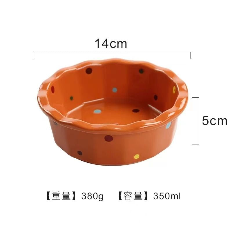 Cute Colorful Spotted Bowl