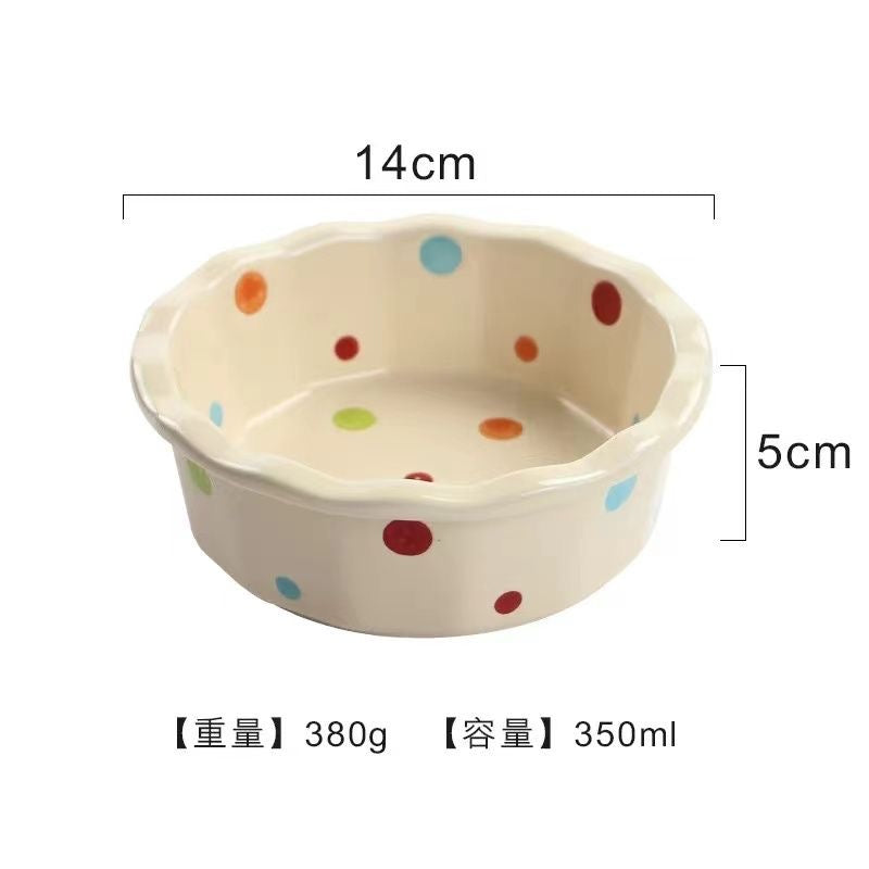 Cute Colorful Spotted Bowl