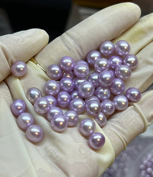 A34.【no shell opening】light purple pearl（not oyster ）