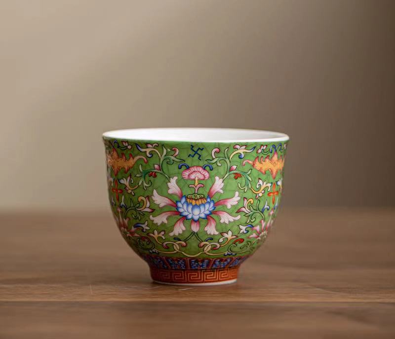 Enameled Tea Cup Master Cup