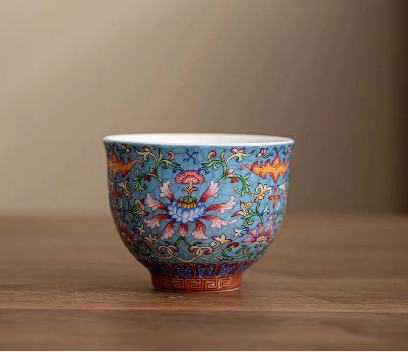 Enameled Tea Cup Master Cup