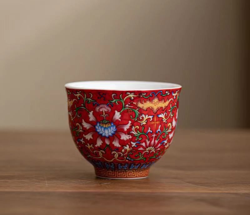 Enameled Tea Cup Master Cup