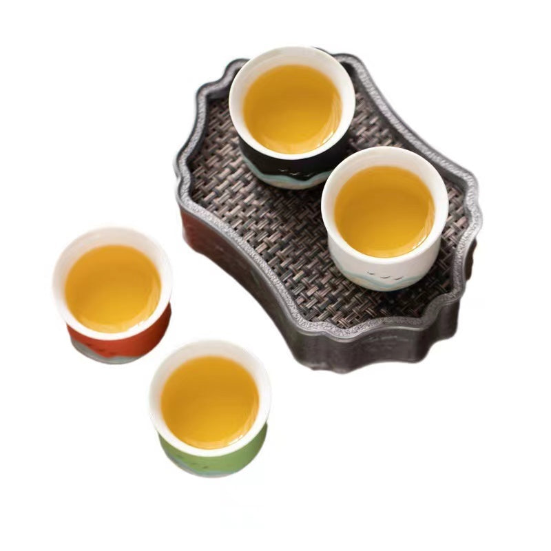 Ceramic Tea Bowl Tasting Master Cup Gift Set