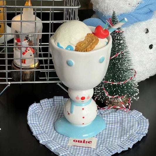 Snowman Ice Cream Cup