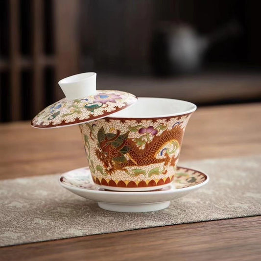 Royal Dragon Lidded-cup