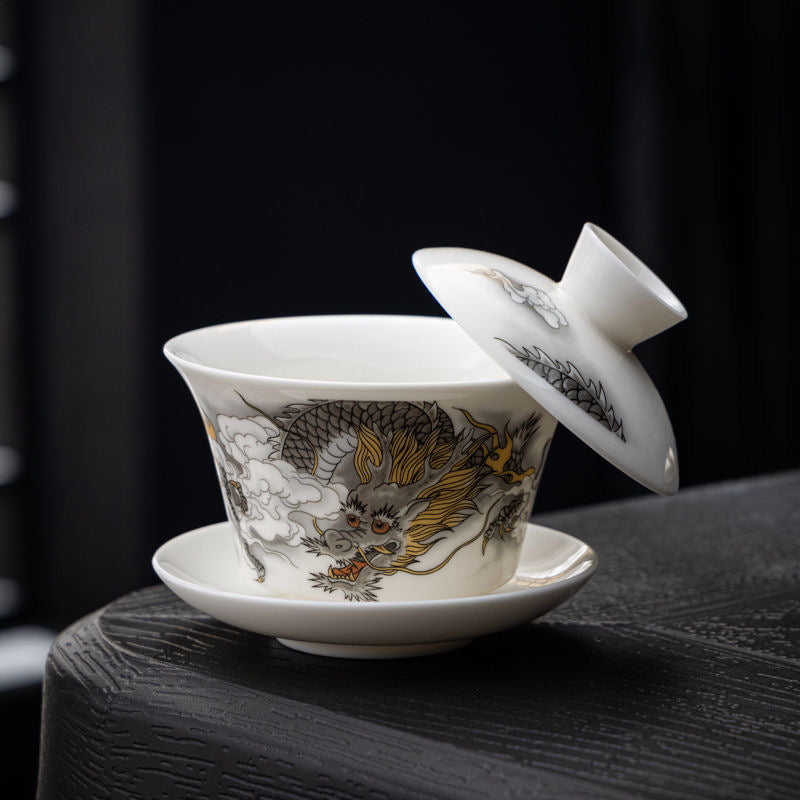 Puff Dragon Lidded-cup